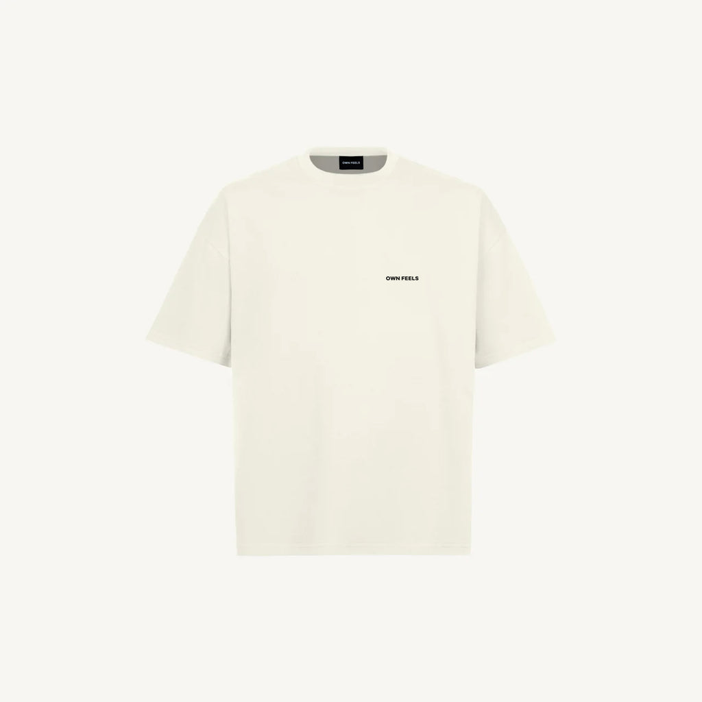 Flat White Boxy Tee