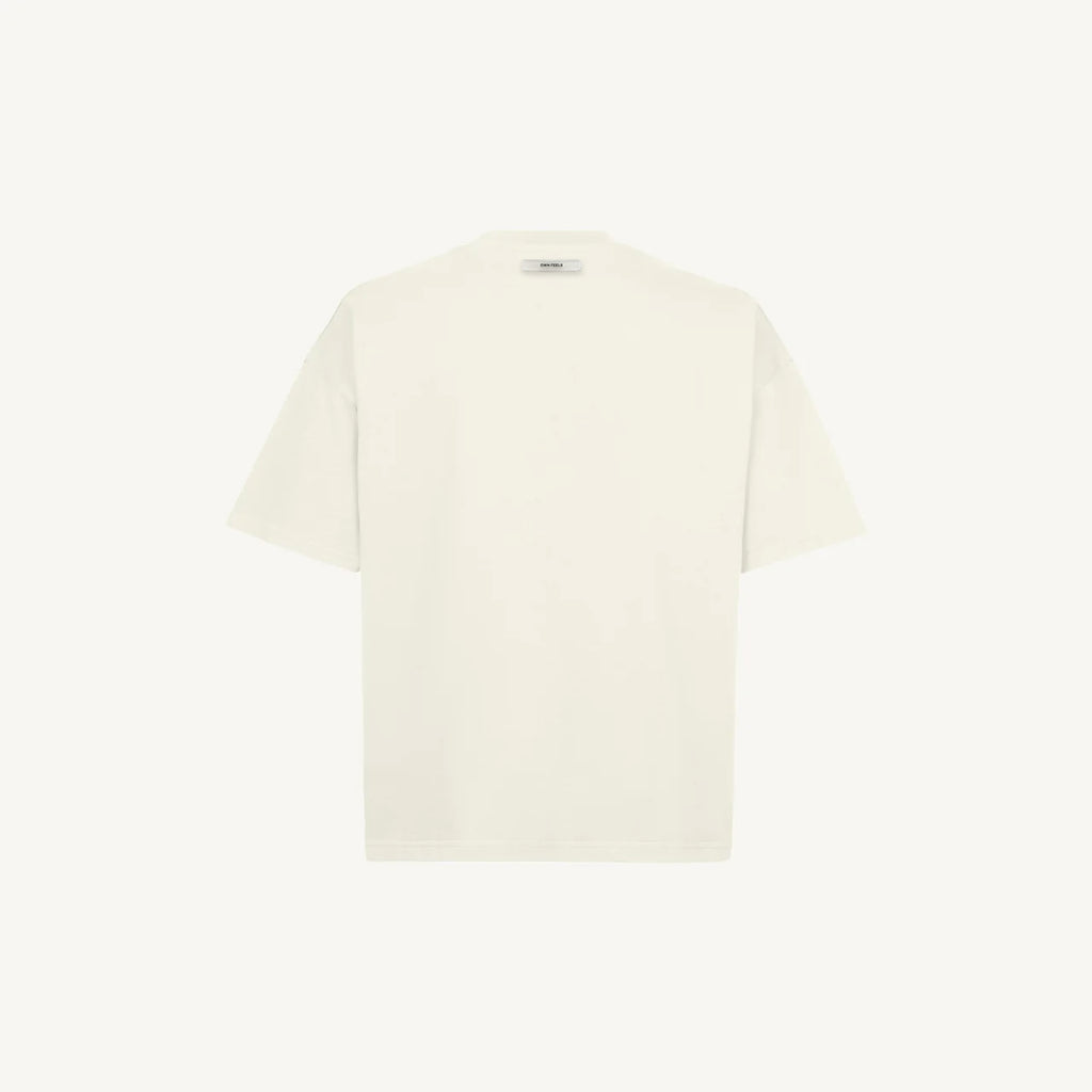 Flat White Boxy Tee